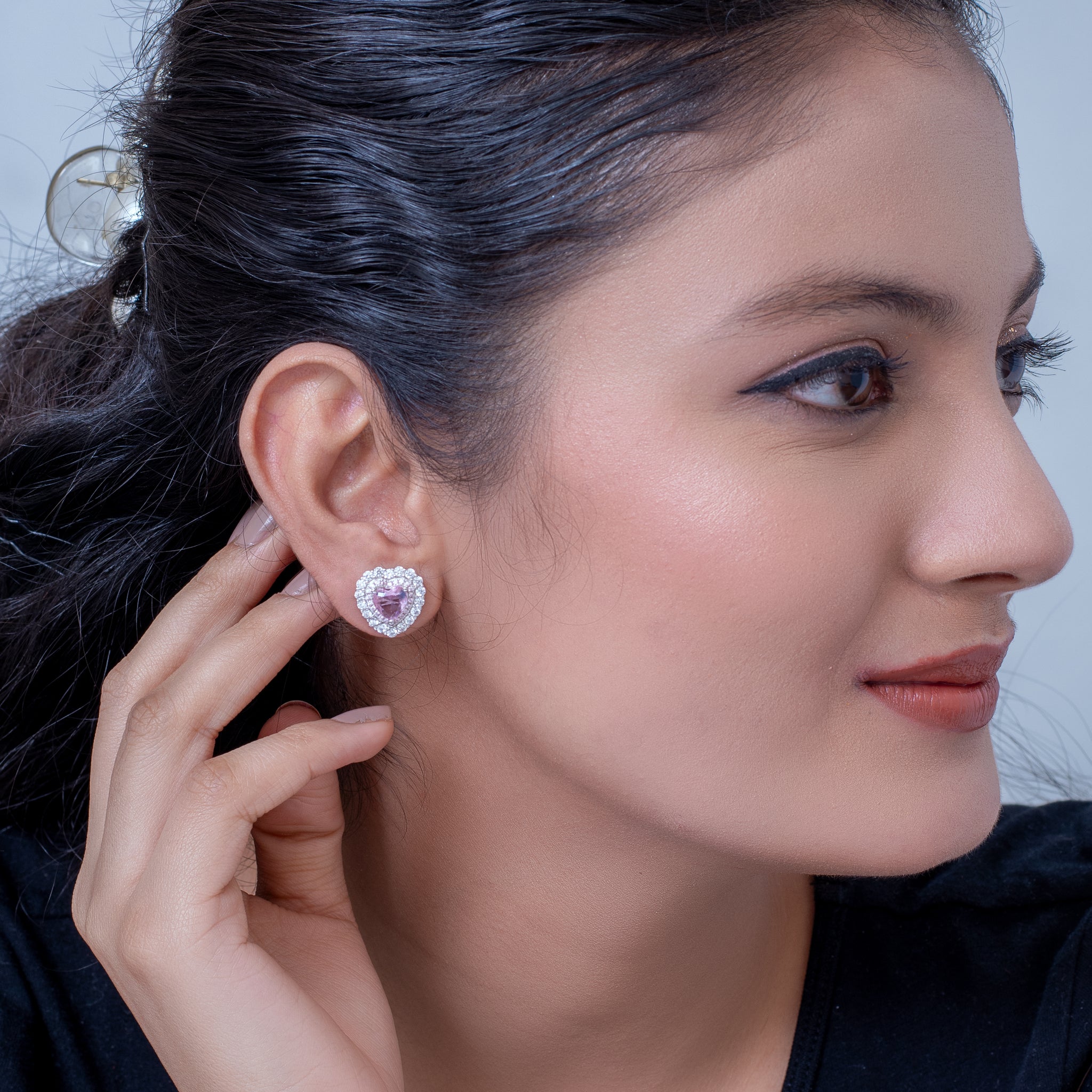 Pink Stone Earrings [ZJSTPS/26005]