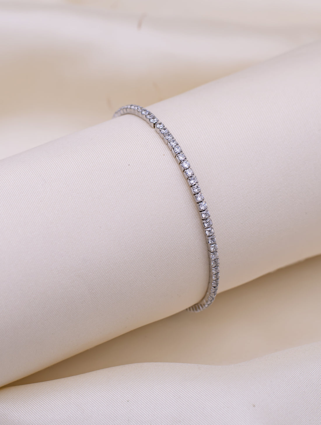Swarovski Zircon Kada Bracelet [ZJSBRL/16964]