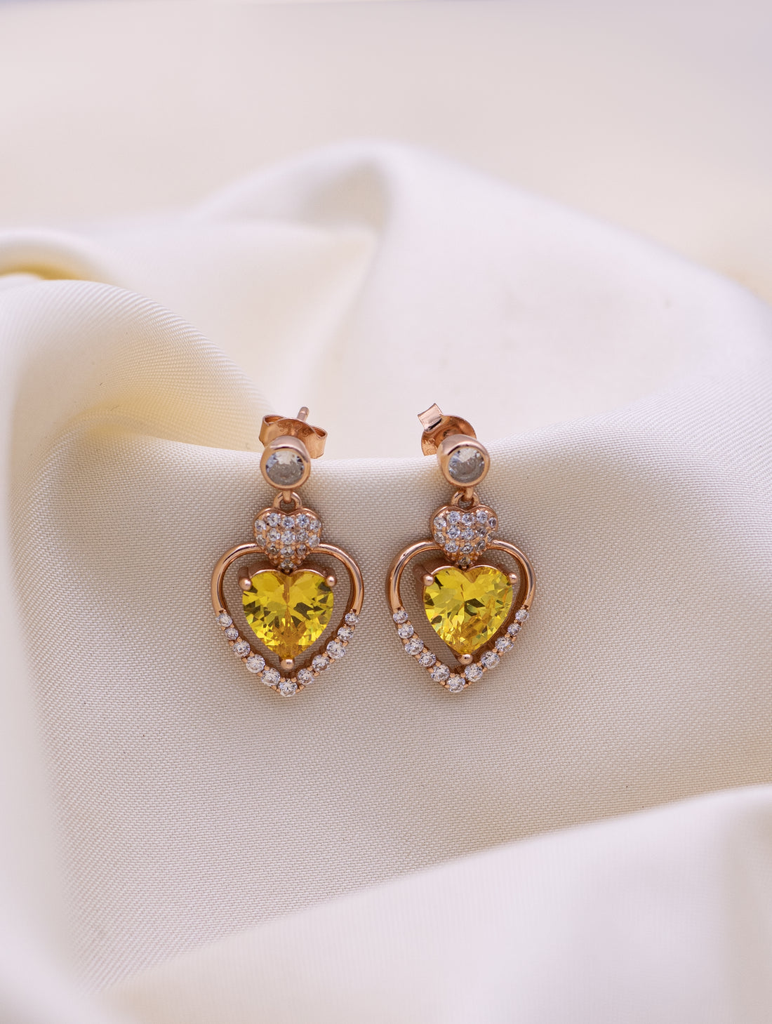 Heart-Shaped Earrings [ZJSTPS/25988]