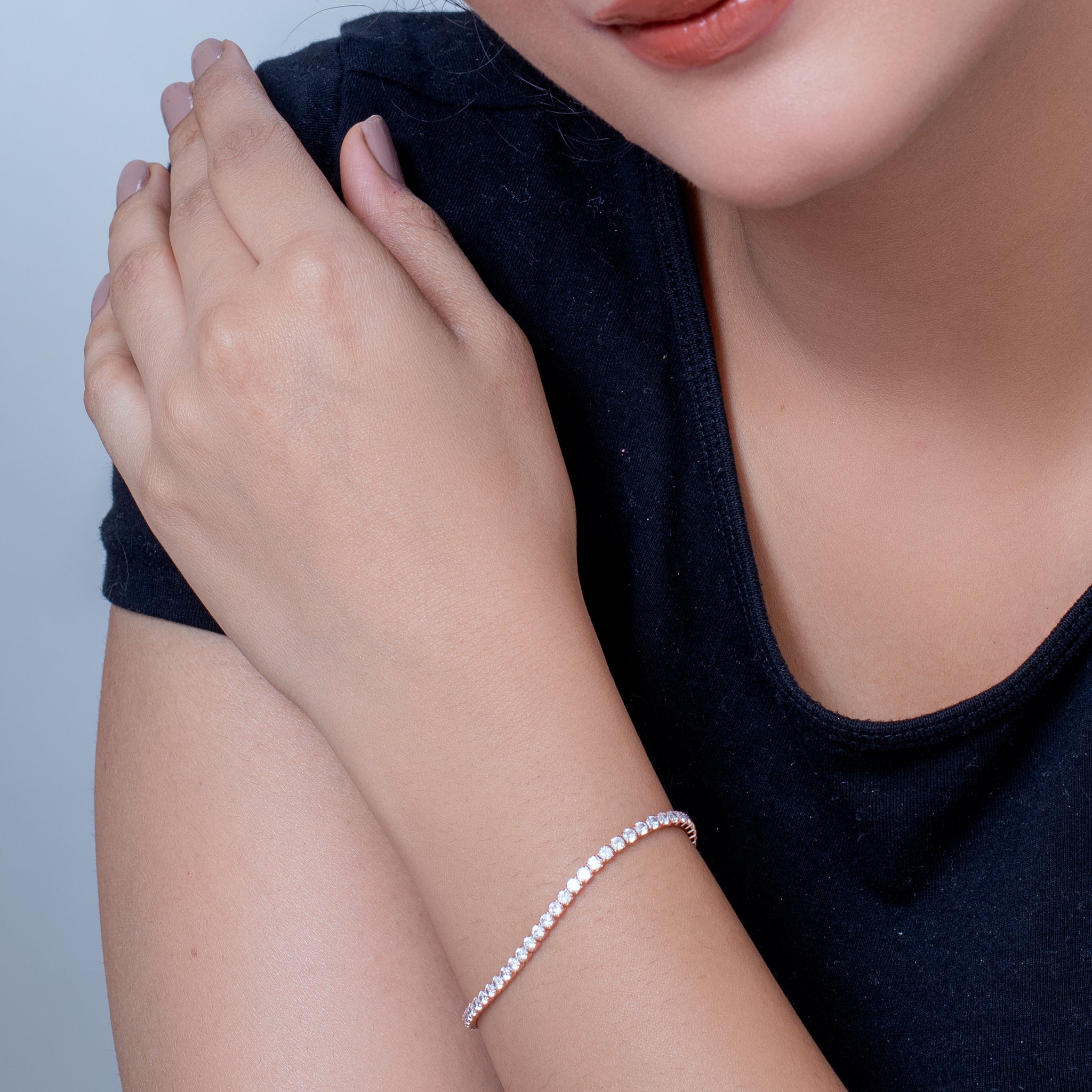 Swarovski Zircon Chain Bracelet [ZJSBRL/17087]
